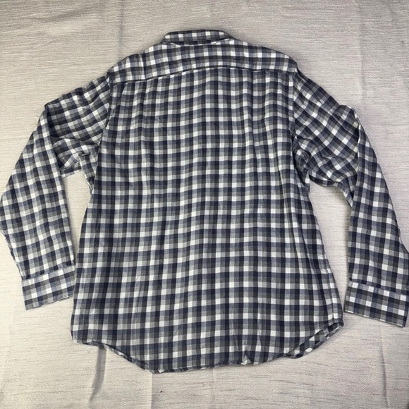 Banana Republic Mens XL Lightweight Flannel Gingham Button Down Shirt Preppy - Picture 3 of 8